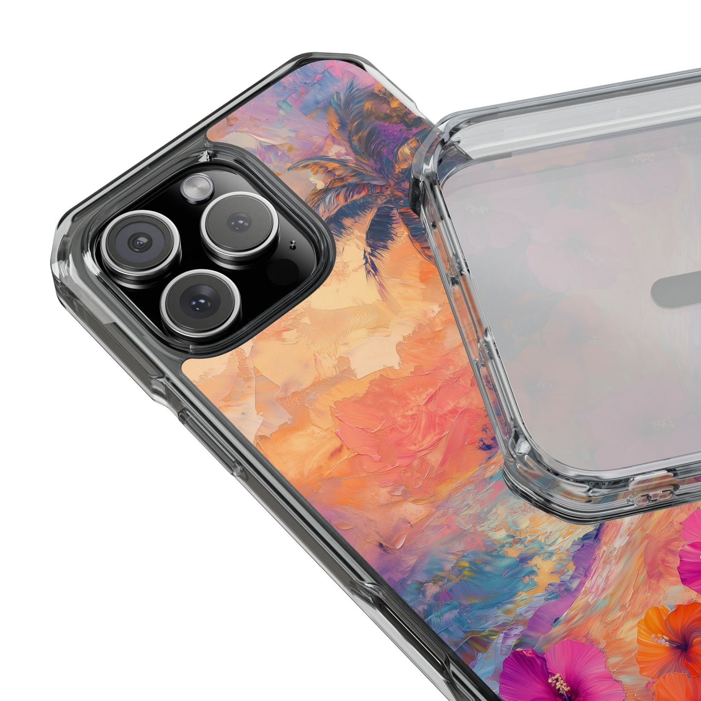 Tropical Paradise Palms Magnetic iPhone Case