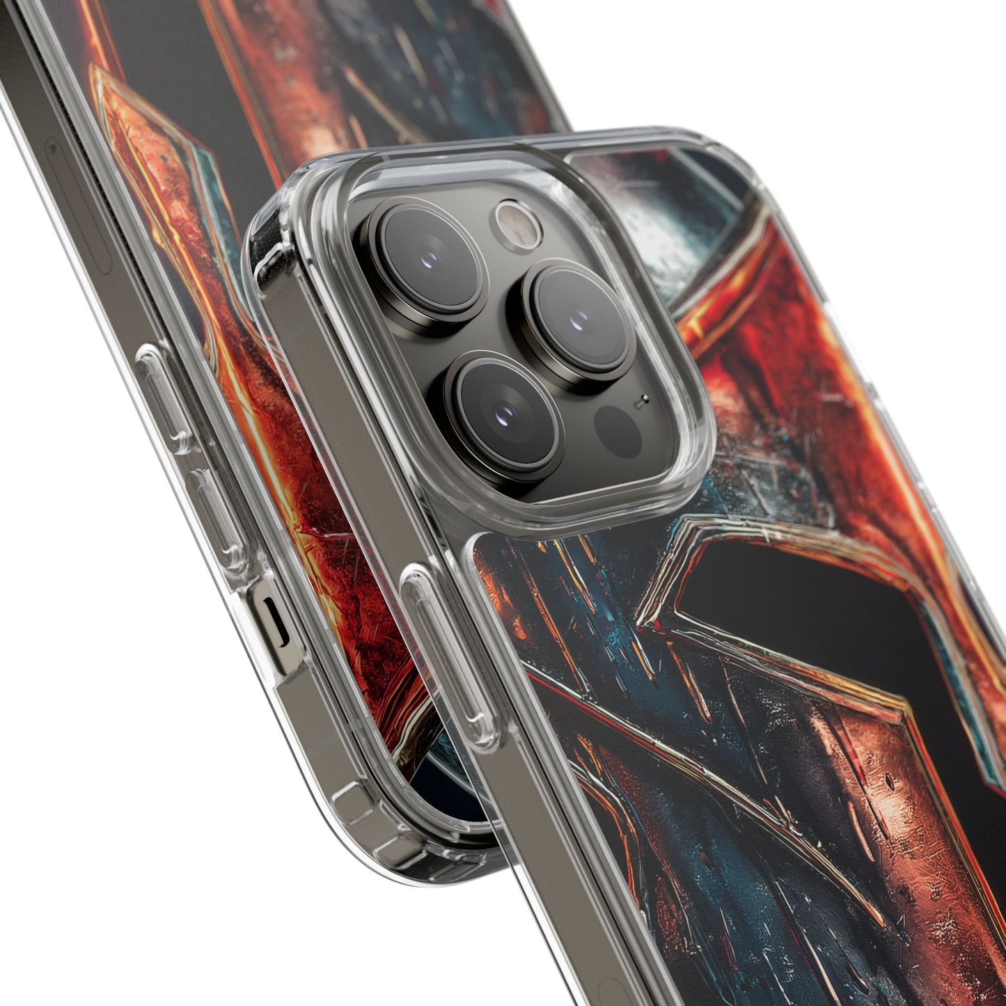 Battle Ready Clear Phone Case - Heroic Spartan Design