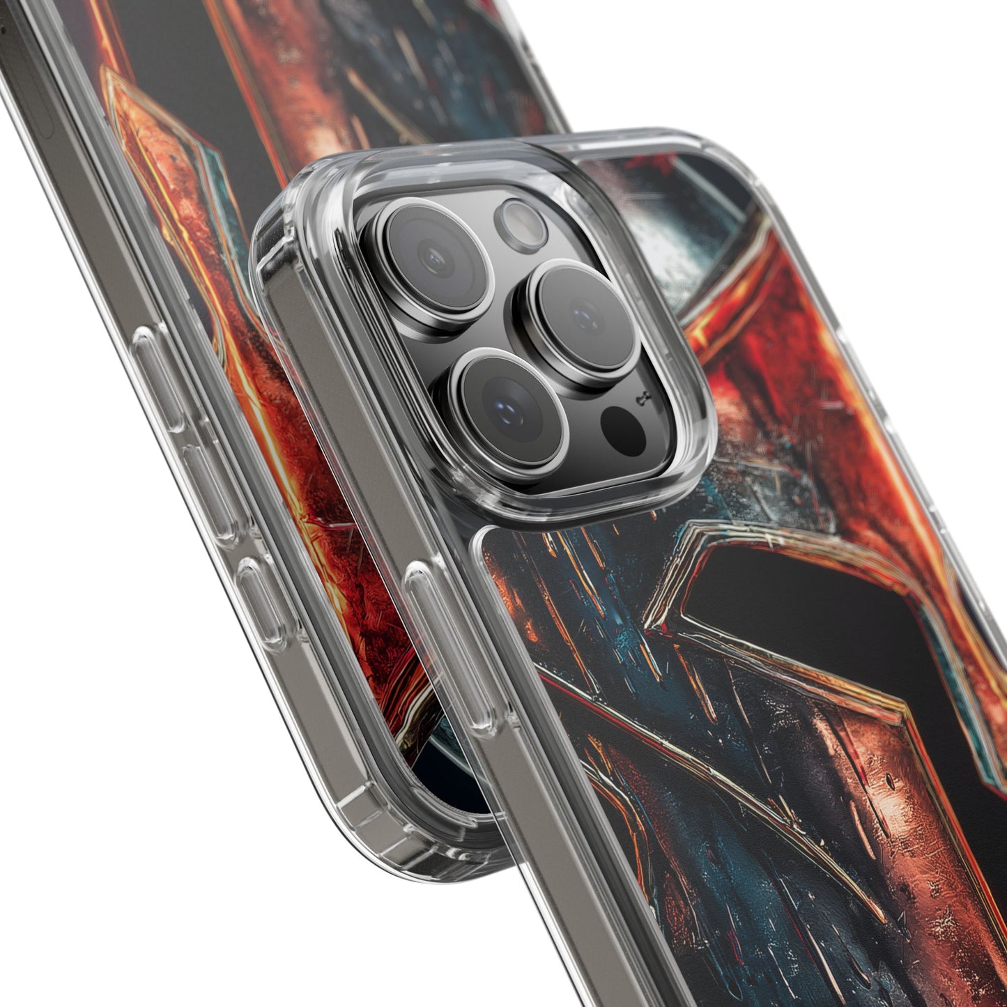 Battle Ready Clear Phone Case - Heroic Spartan Design