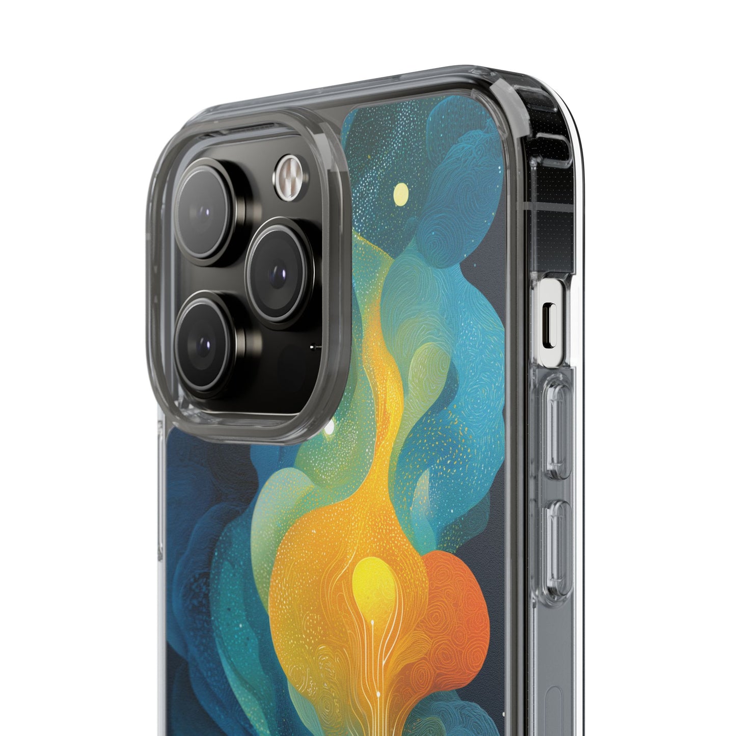 Electric City Forest Phone Case – Glowing Urban Jungle with Vibrant Nature Fusion