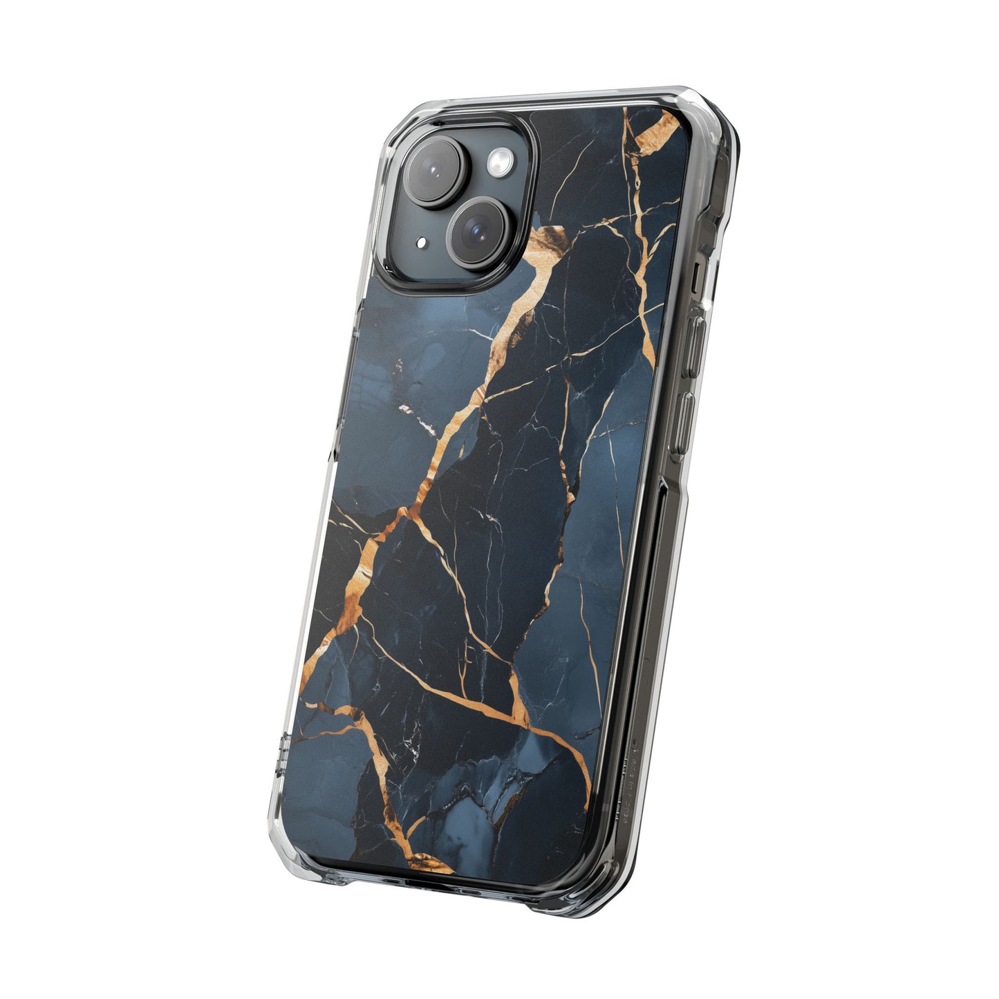 Sleek Marble Magnetic Clear iPhone Case