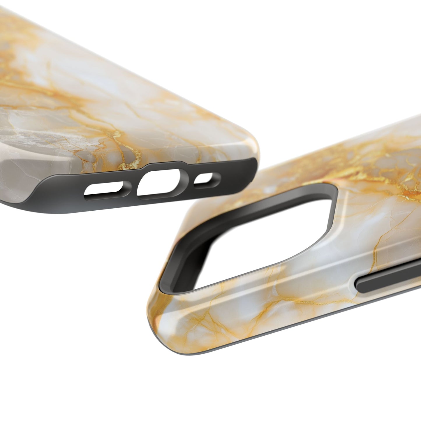 Ethereal Gold Marble Magnetic Tough iPhone Case
