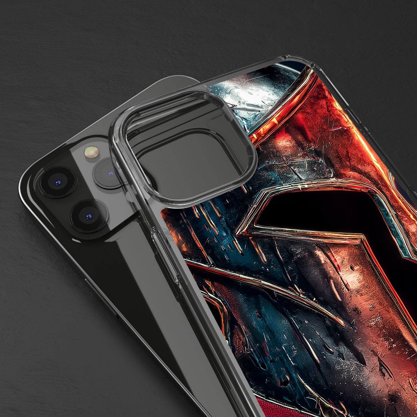 Battle Ready Clear Phone Case - Heroic Spartan Design