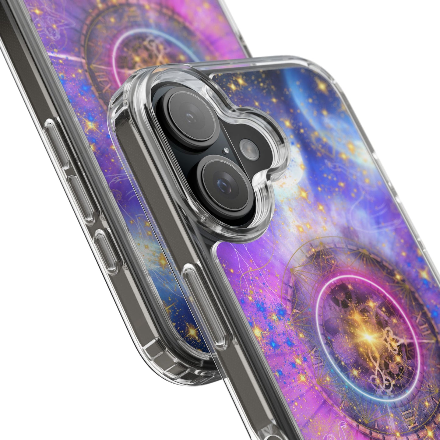 Stardust Dreams Clear iPhone Case – Magical Galaxy Art for Astrology Lovers