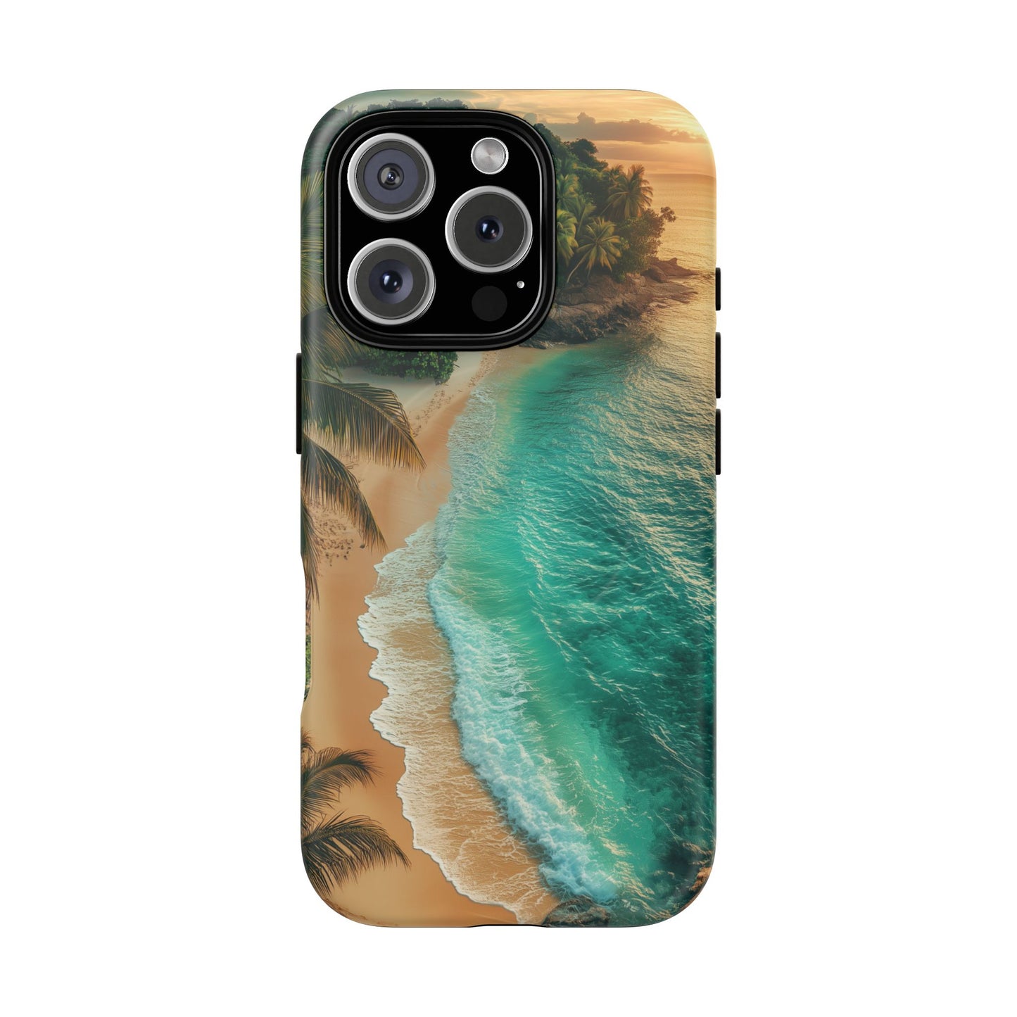 Tropical Beach Tough Magnetic Phone Case - Stylish Protection for Outdoor Lovers