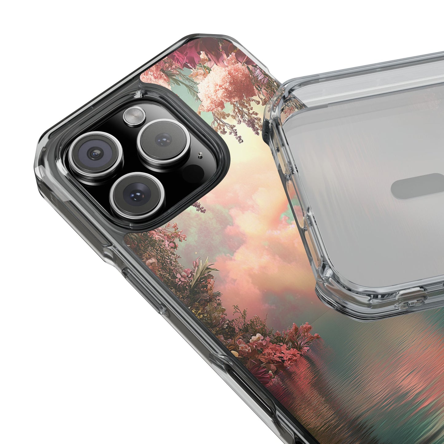 Enchanted Tropics Magnetic Clear iPhone Case