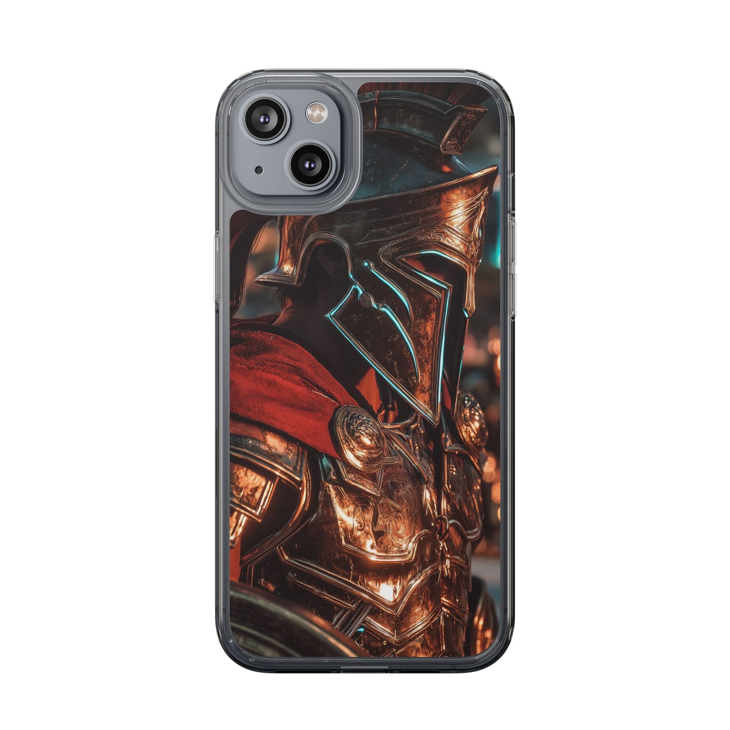Forged Spartan Valor Phone Case – Premium Clear Protection with Bold Warrior Design
