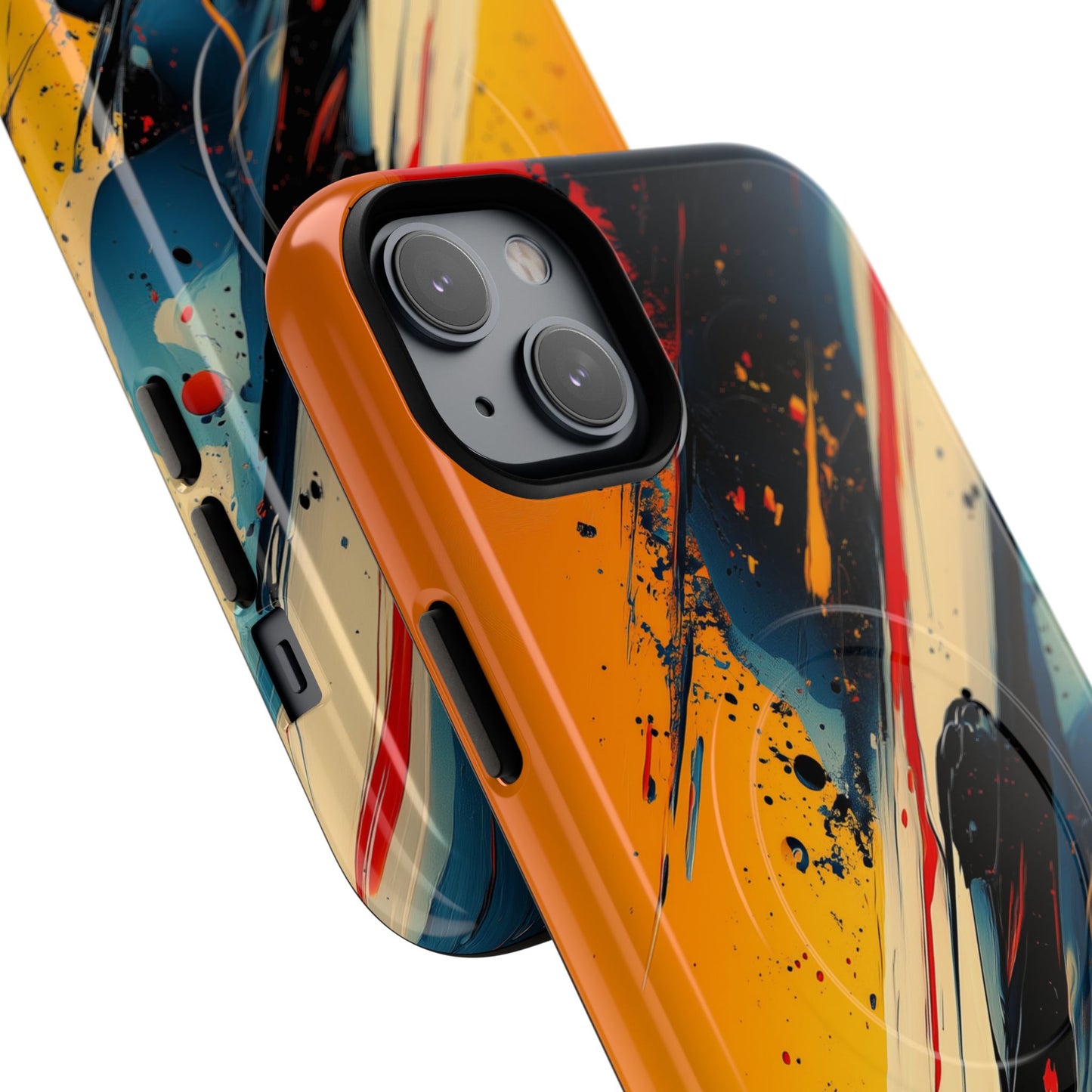 Vibrant Tough Magnetic Case - Bold Abstract Art for iPhone