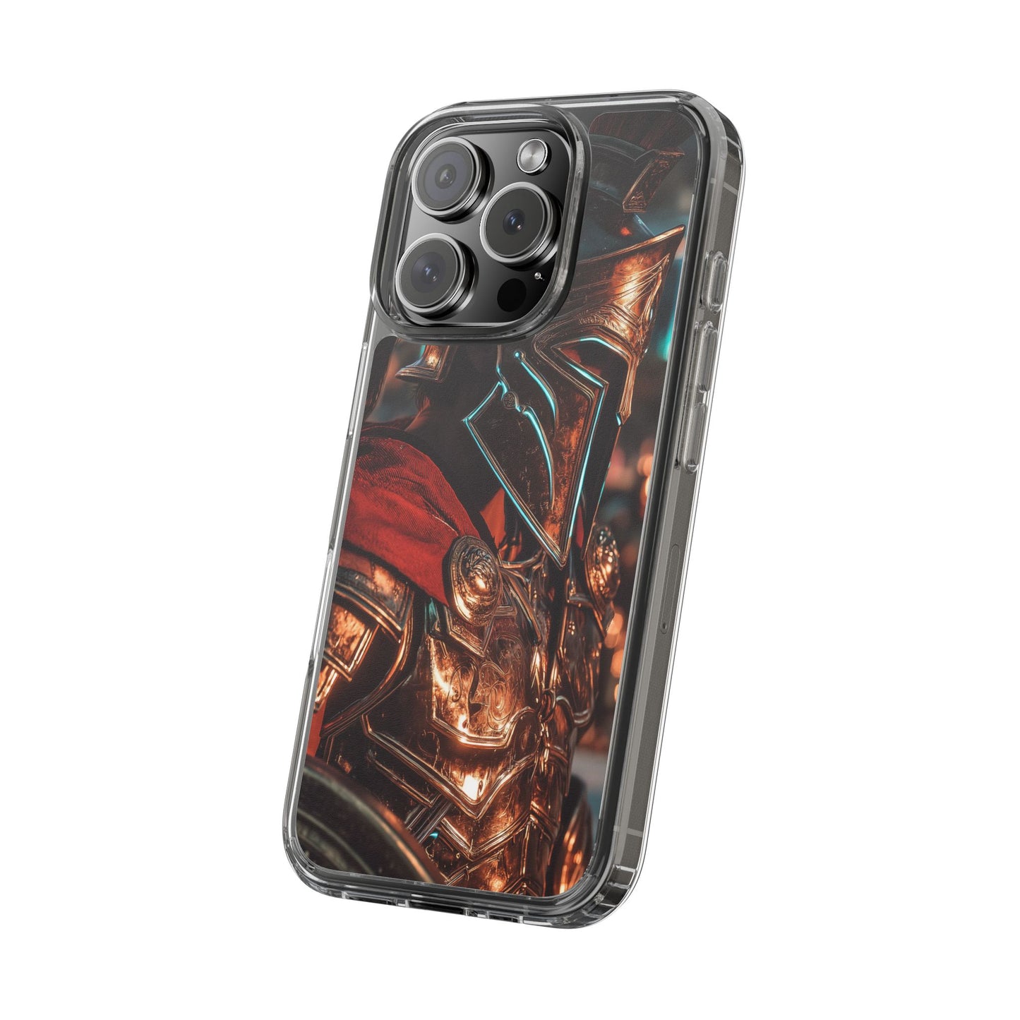 Forged Spartan Valor Phone Case – Premium Clear Protection with Bold Warrior Design