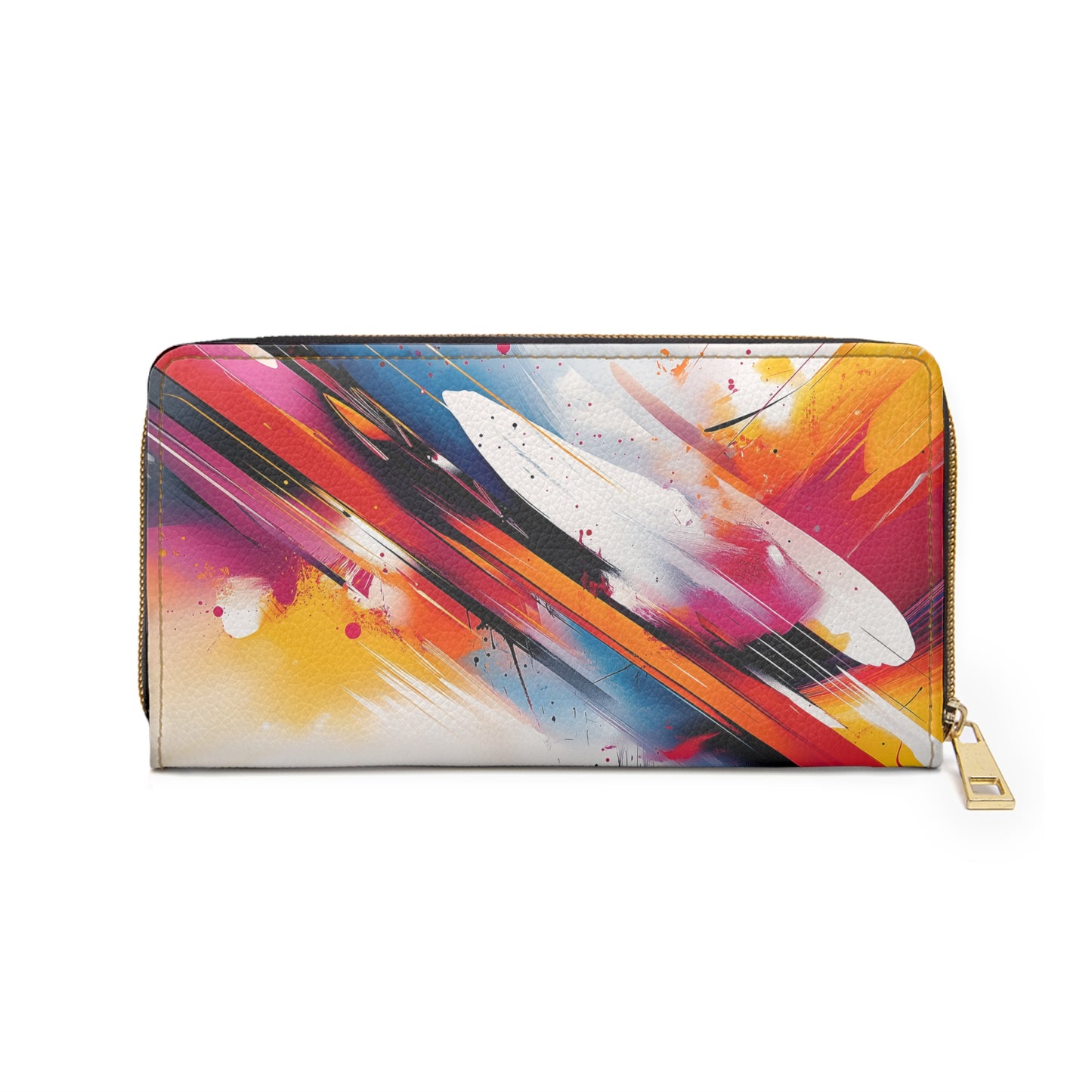 Bold Abstract Art Cell Phone Clutch Wallet