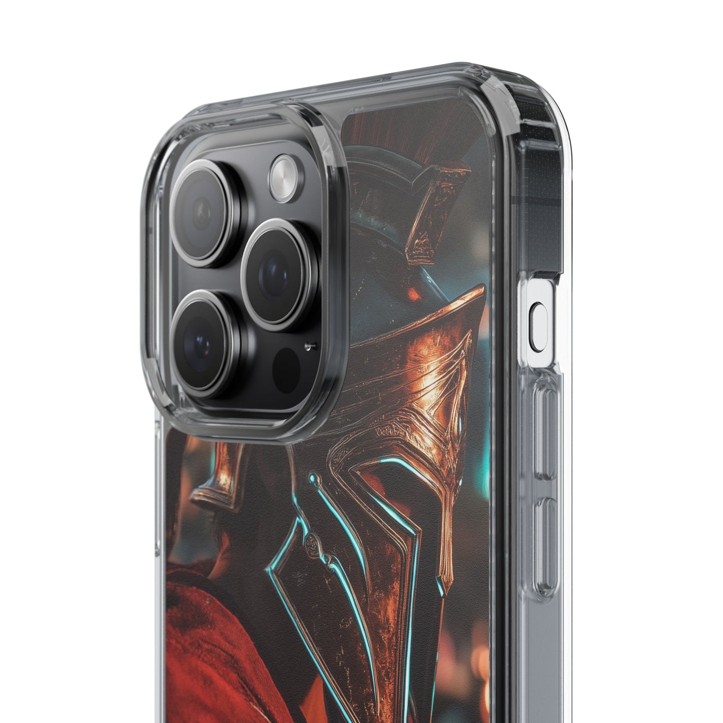 Forged Spartan Valor Phone Case – Premium Clear Protection with Bold Warrior Design