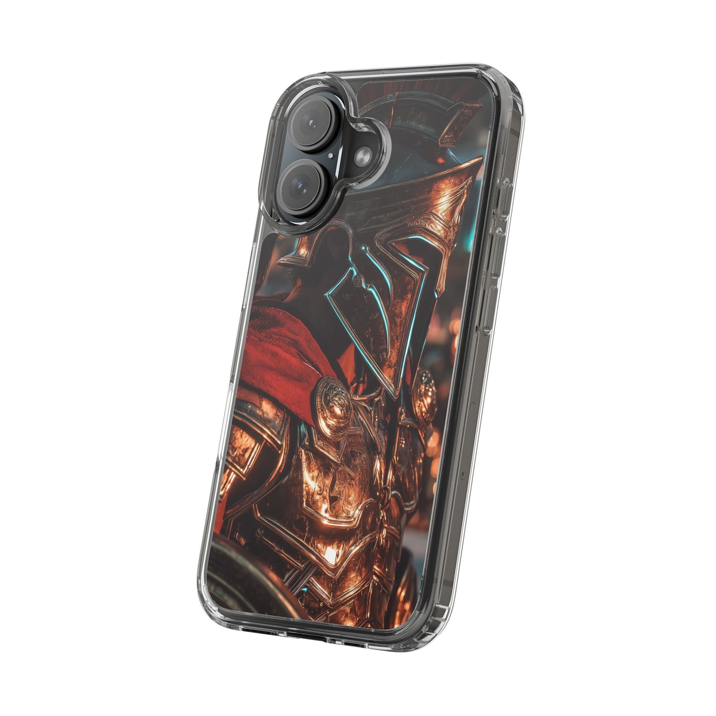 Forged Spartan Valor Phone Case – Premium Clear Protection with Bold Warrior Design