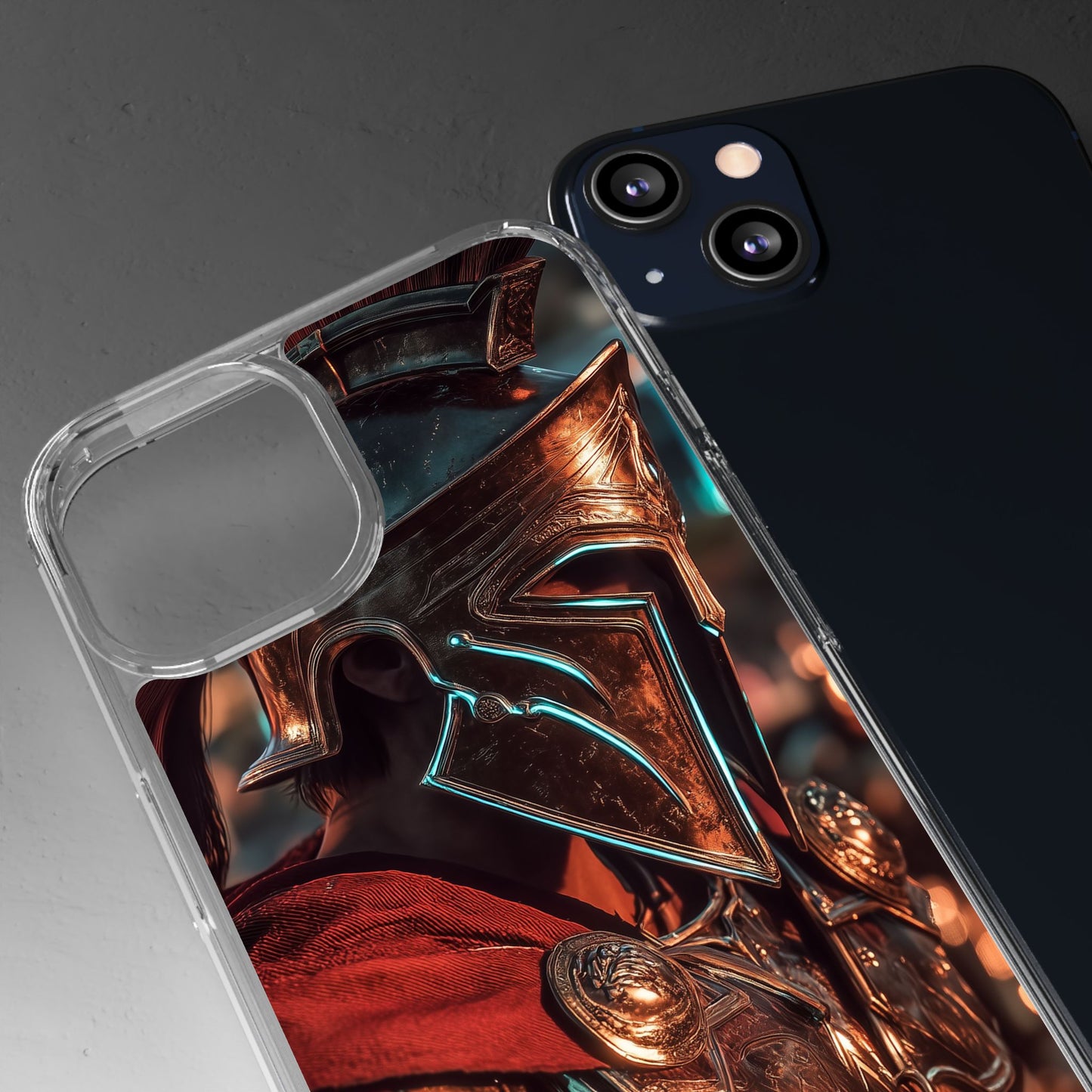 Forged Spartan Valor Phone Case – Premium Clear Protection with Bold Warrior Design