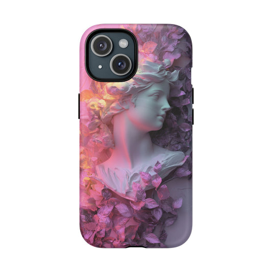 Artistic Tough Magnetic iPhone Case - Floral Goddess Design
