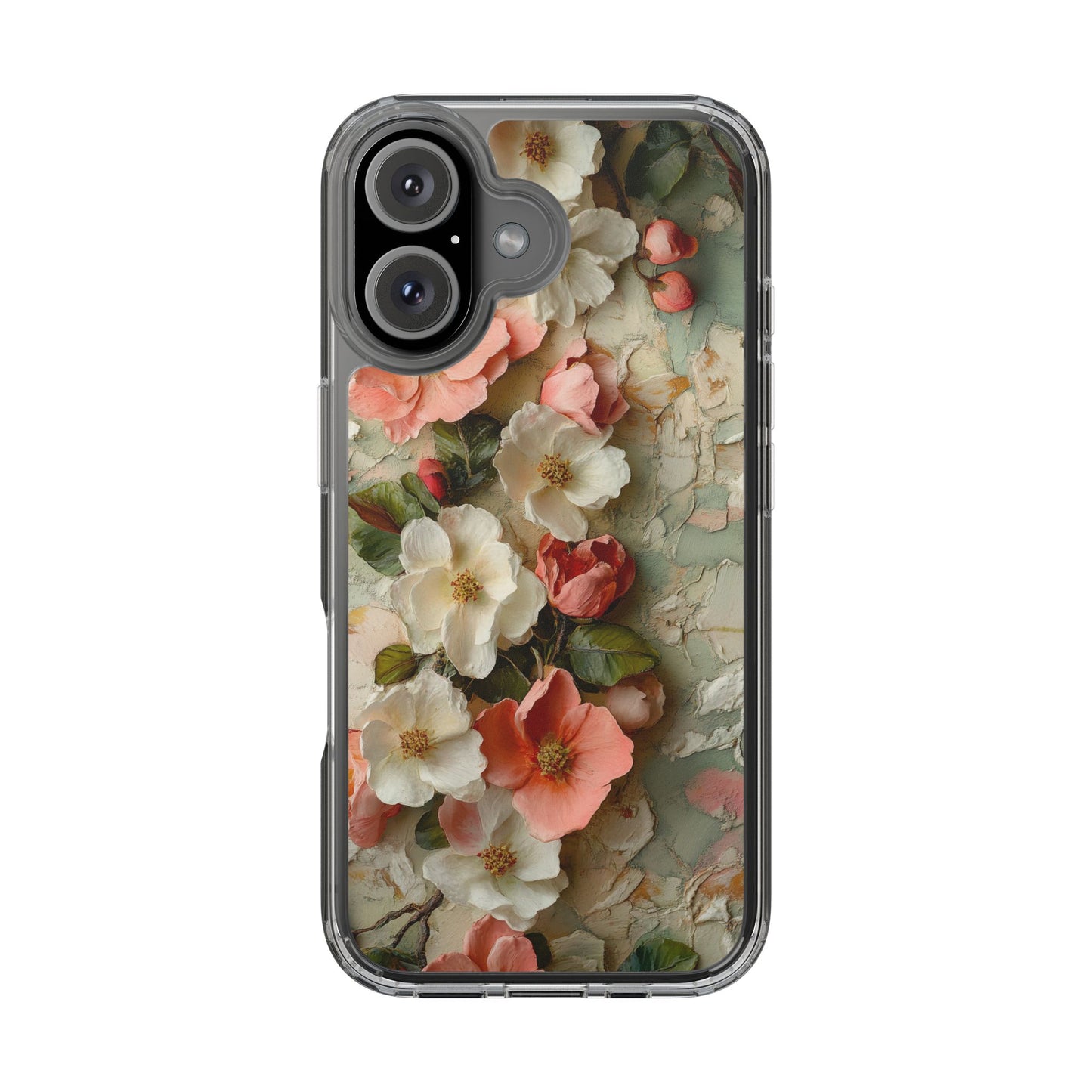 Floral Clear iPhone Case – Delicate Botanical Design