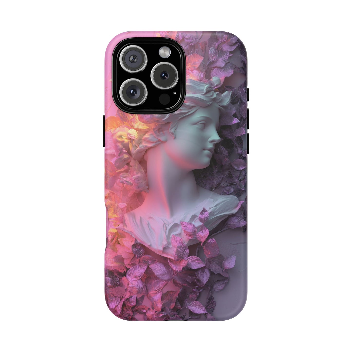 Artistic Tough Magnetic iPhone Case - Floral Goddess Design