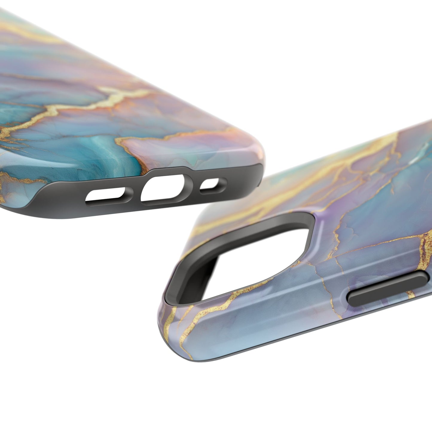 Golden Ocean Marble iPhone Case