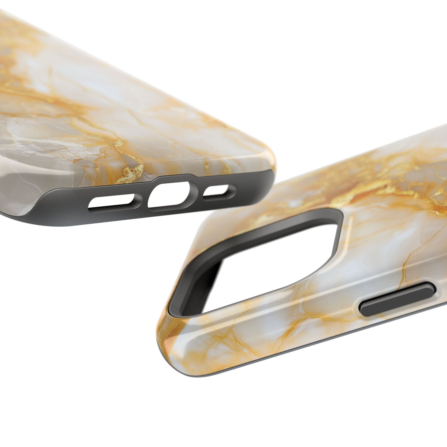 Ethereal Gold Marble Magnetic Tough iPhone Case
