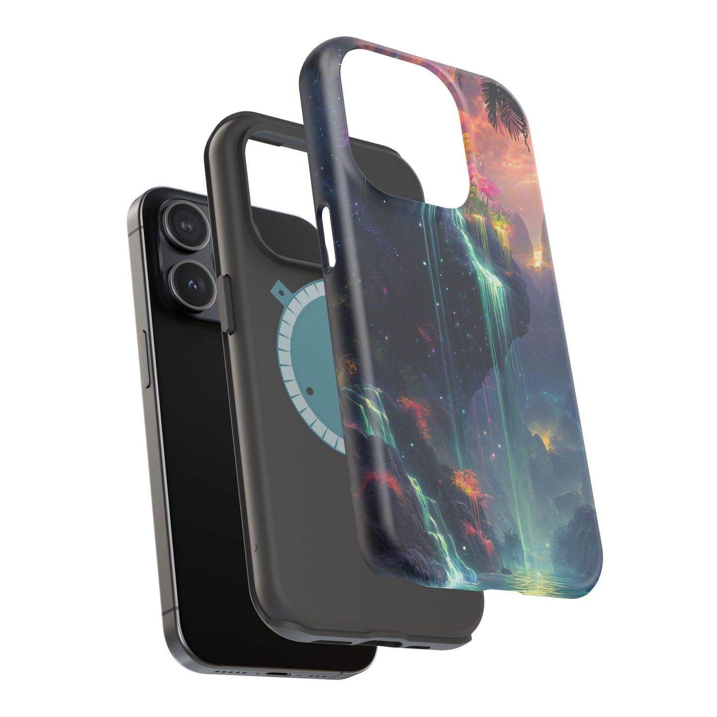 Glowing Island Dreamscape Magnetic Tough iPhone Case