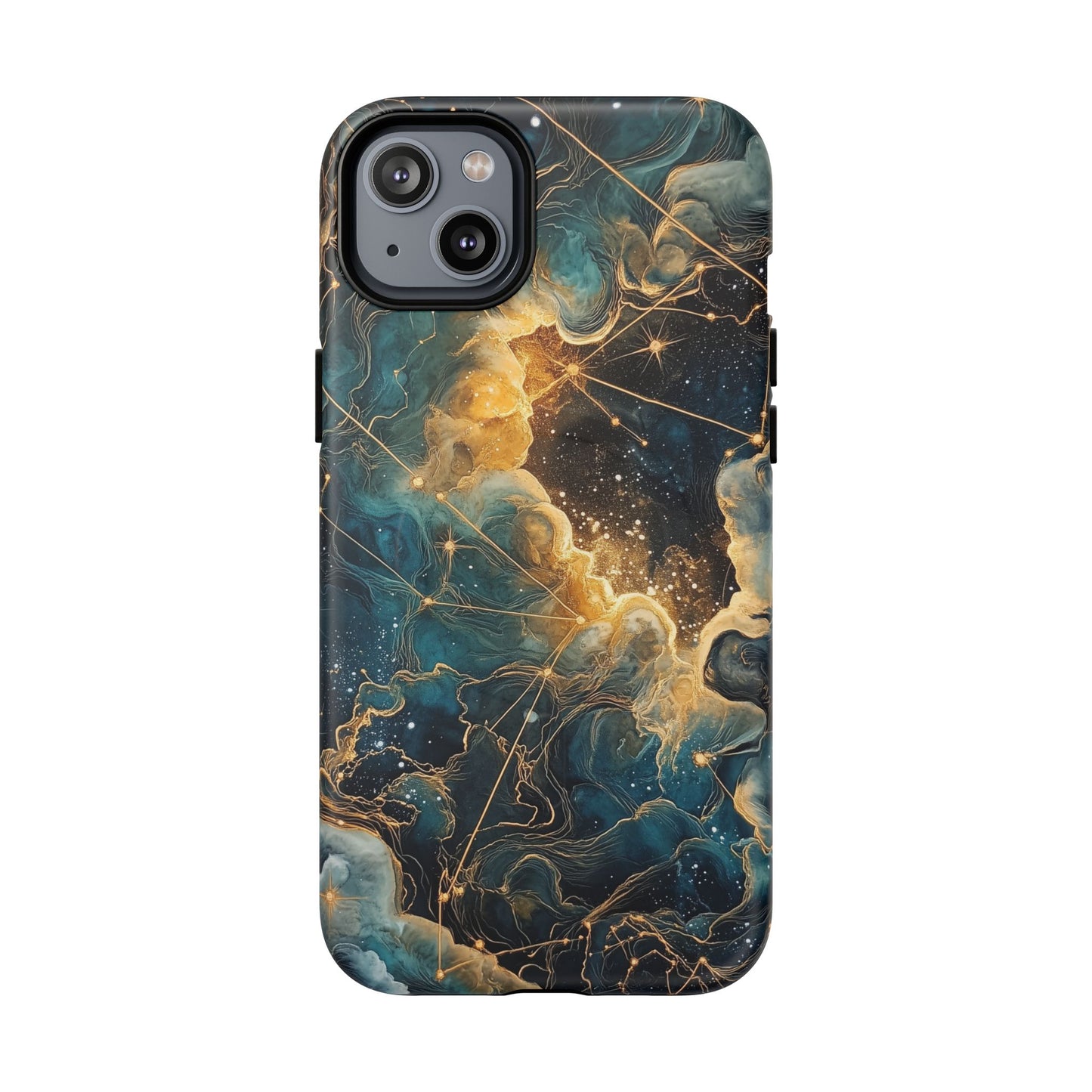 Cosmic Tough Magnetic iPhone Case - Nebula Design, Durable Protection