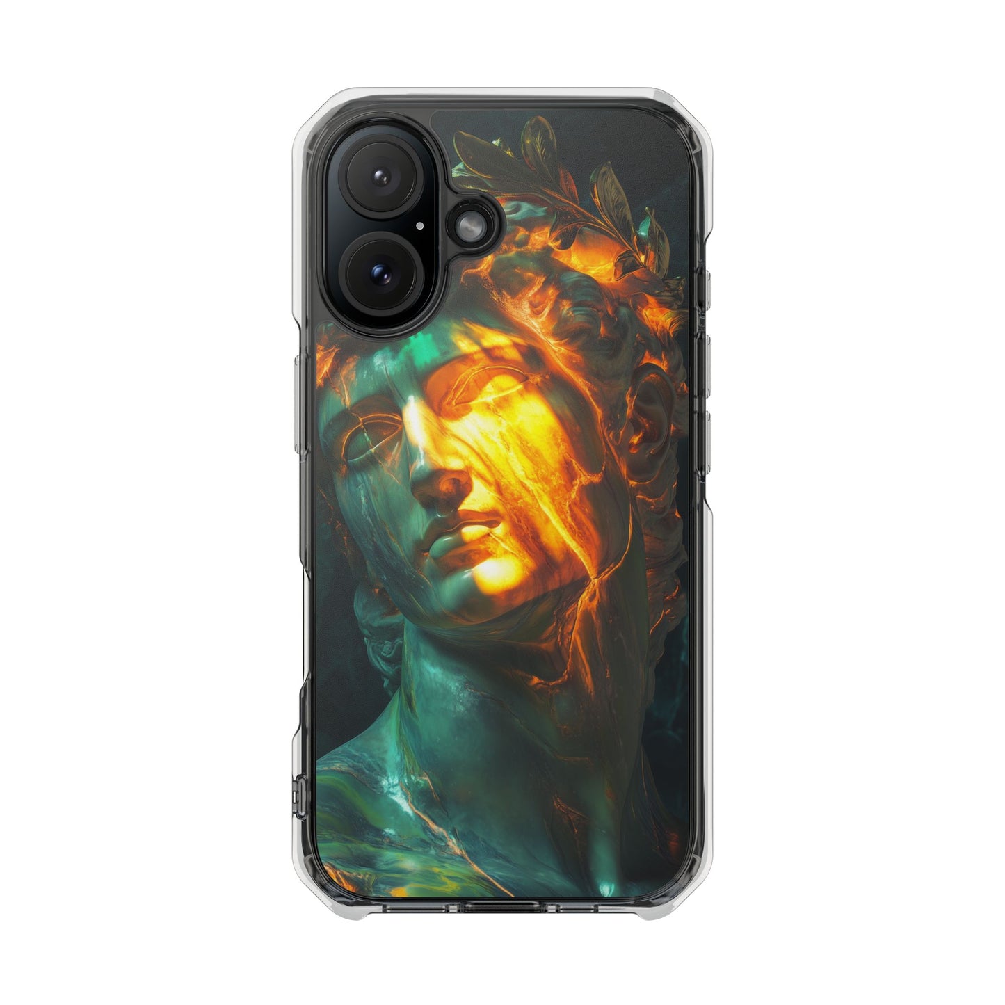 Davids Reflection Magnetic Clear Impact iPhone Case