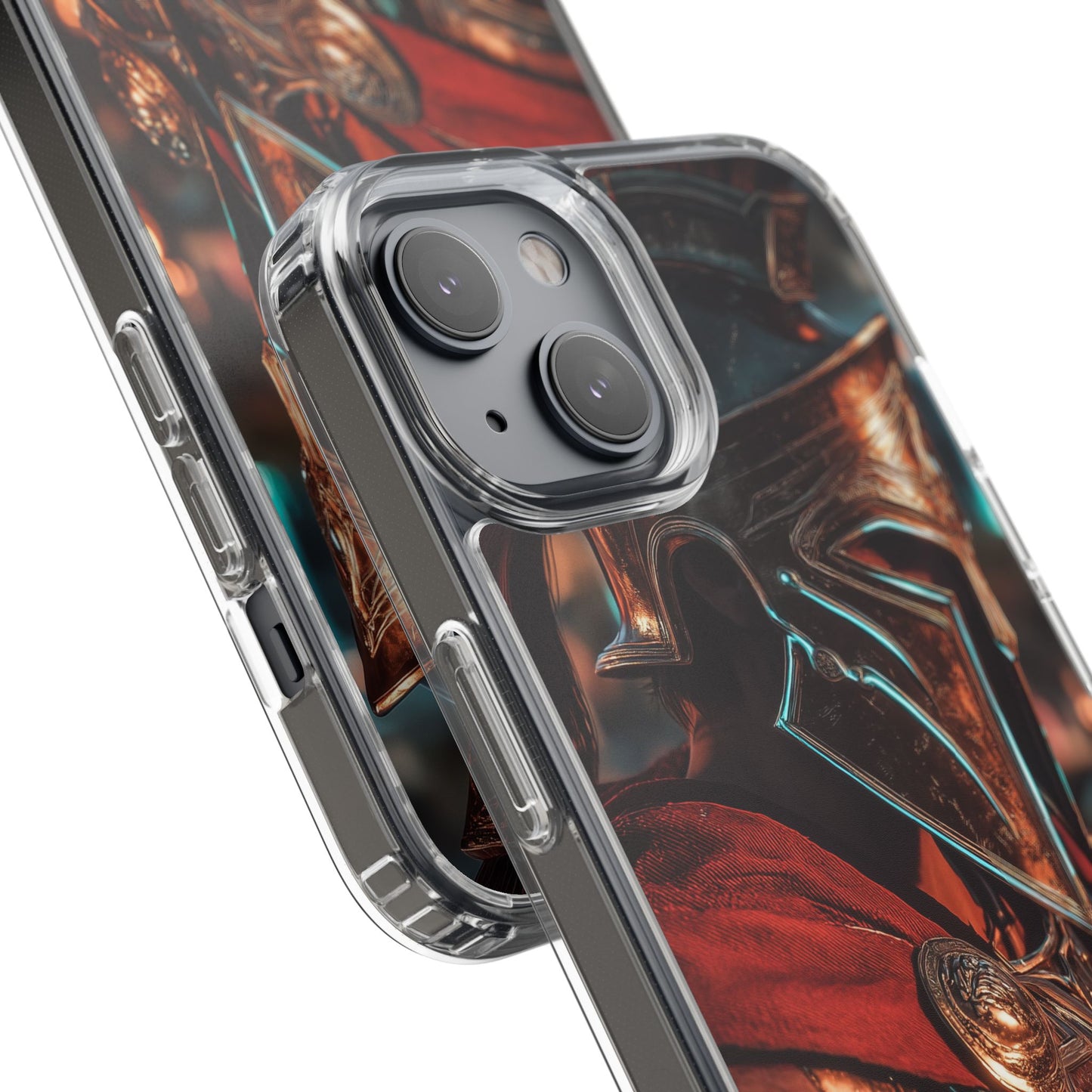 Forged Spartan Valor Phone Case – Premium Clear Protection with Bold Warrior Design