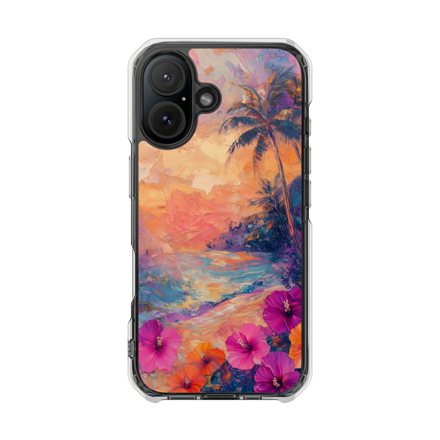 Tropical Paradise Palms Magnetic iPhone Case