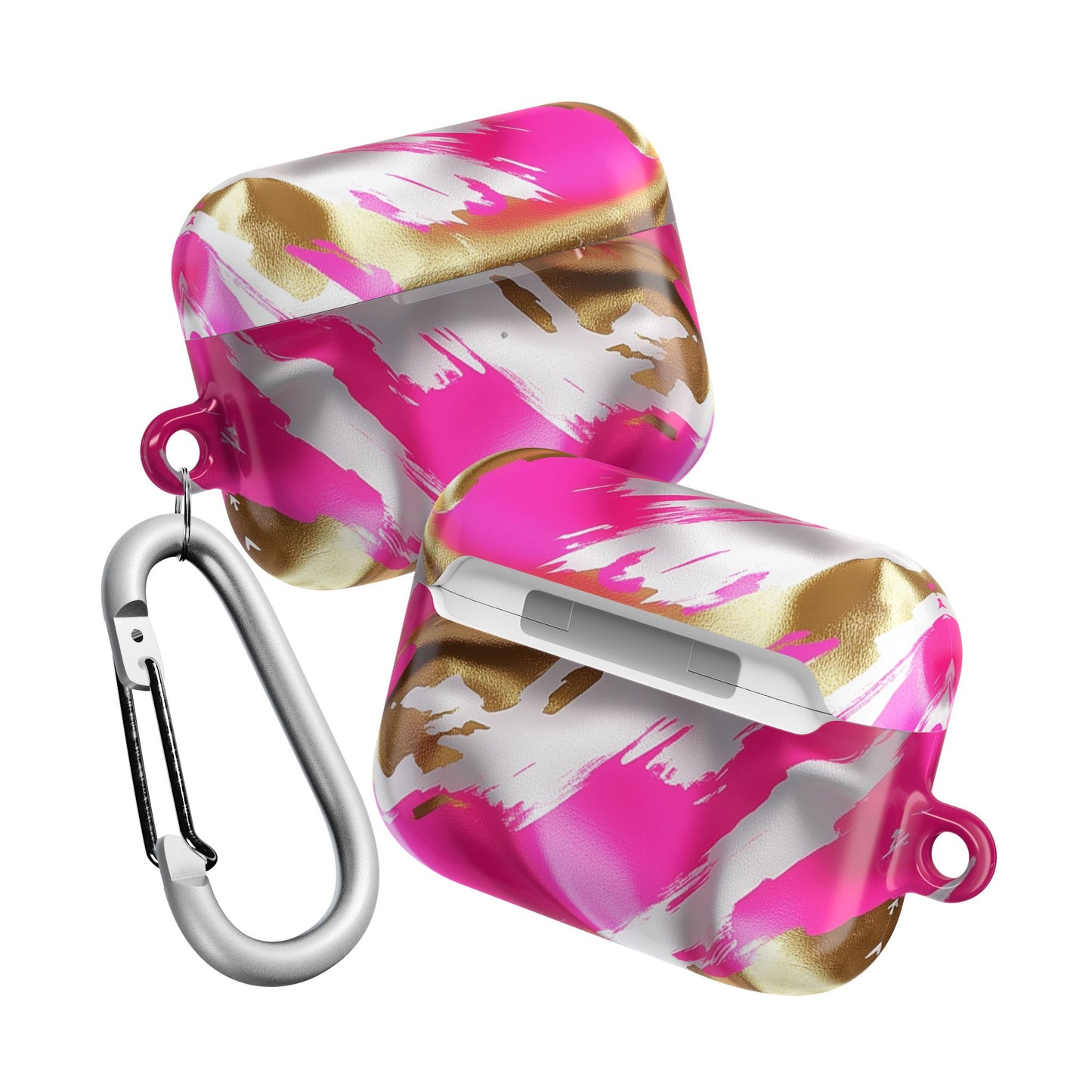 Chic Pink & Gold AirPod Case