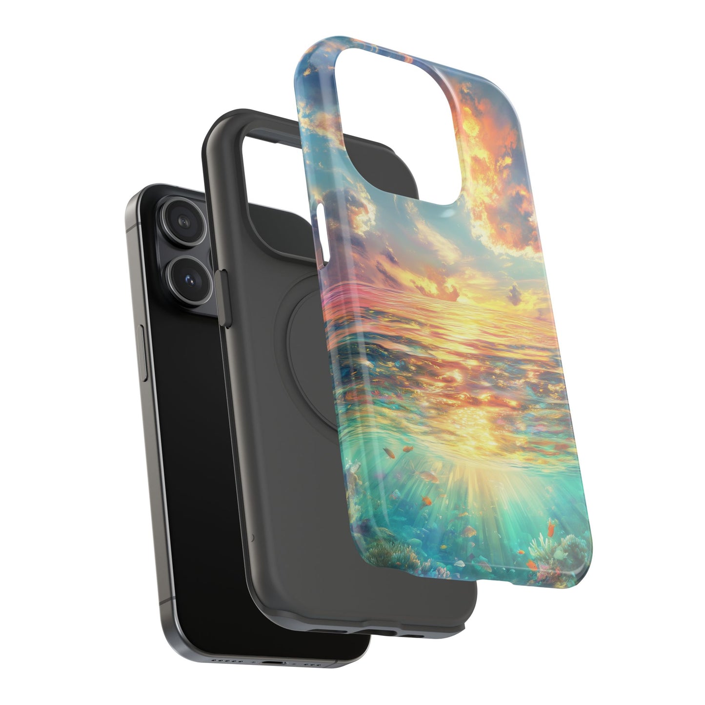Ocean Vibes Impact Resistant iPhone Case
