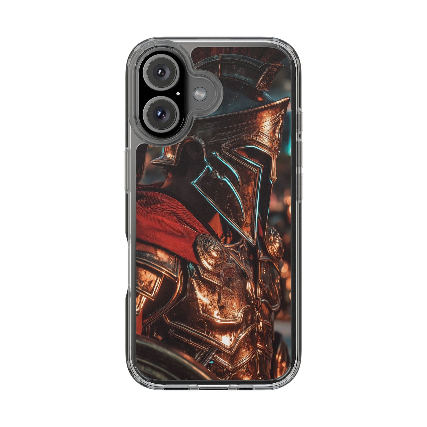 Forged Spartan Valor Phone Case – Premium Clear Protection with Bold Warrior Design