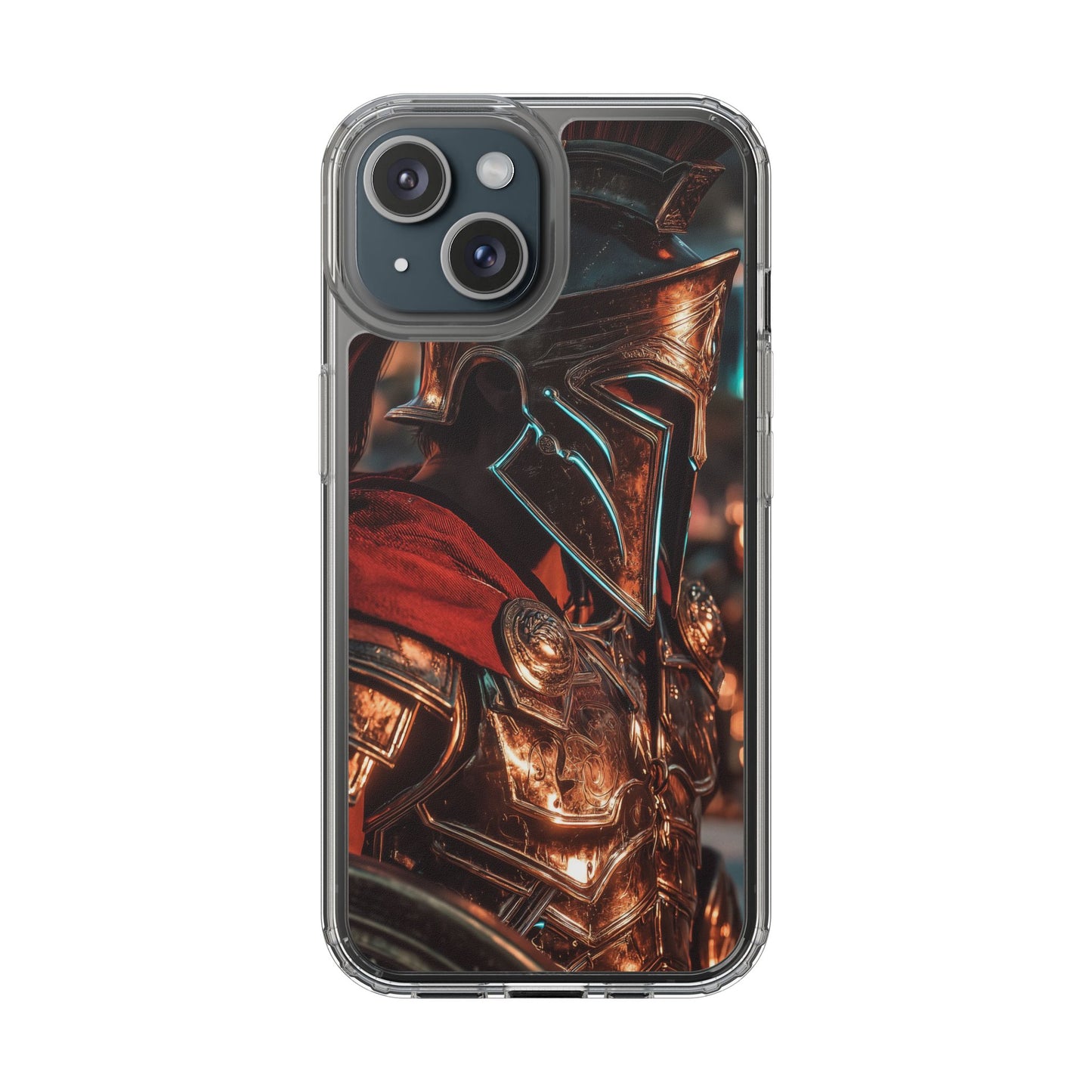 Forged Spartan Valor Phone Case – Premium Clear Protection with Bold Warrior Design