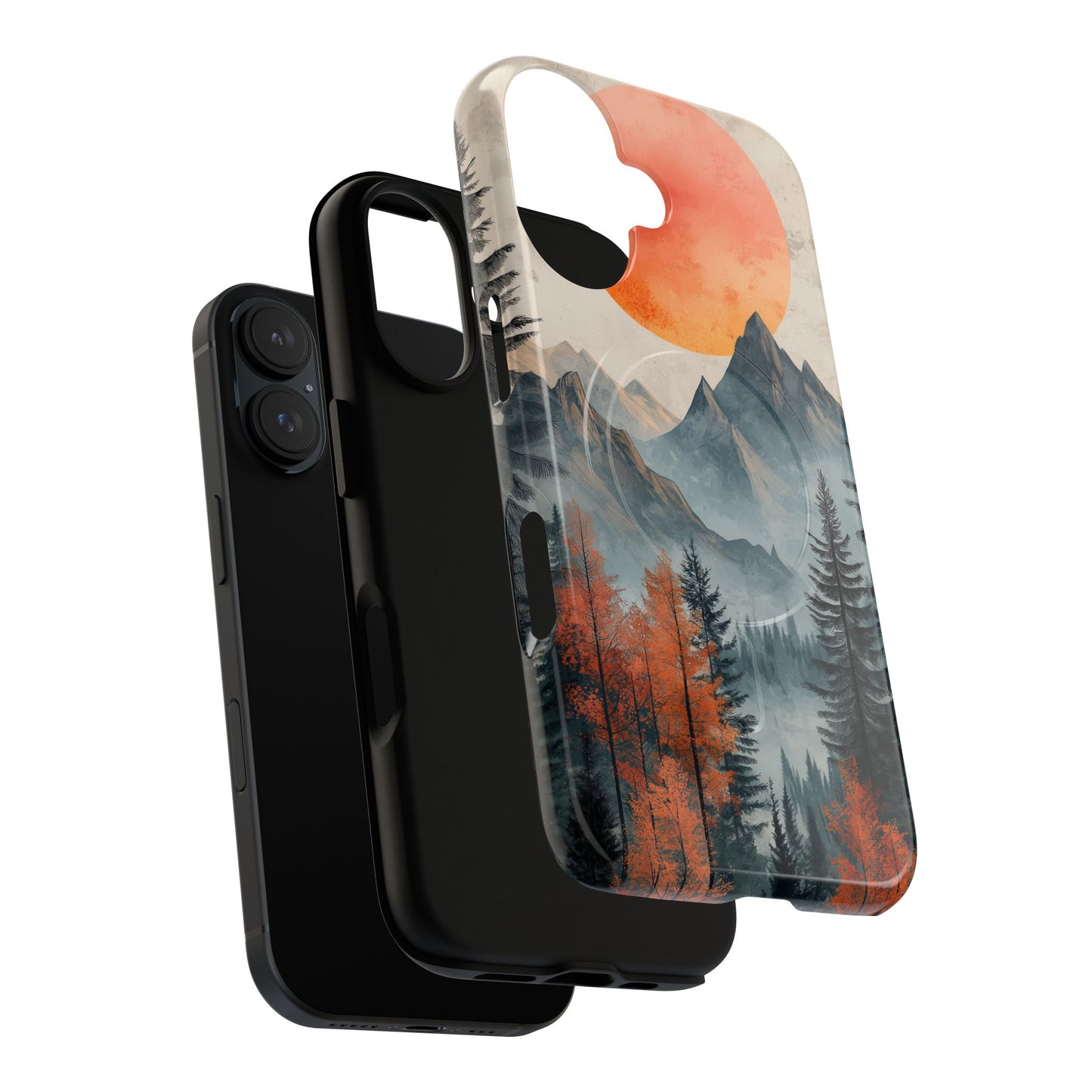 Scenic Tough Magnetic iPhone Case - Nature Inspired Design for Adventurers