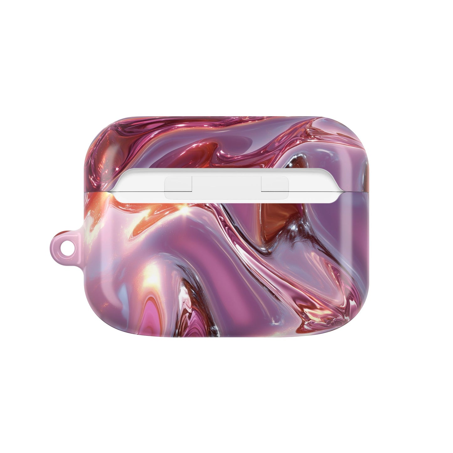Pink Metallic Wave AirPod Case