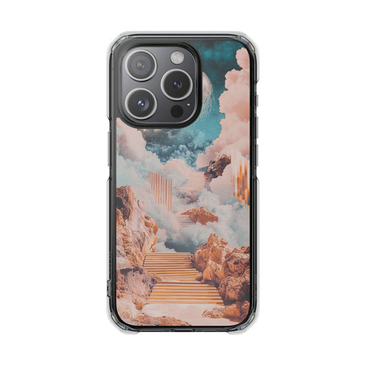 Skyward Dreams Magnetic Clear Impact iPhone Case