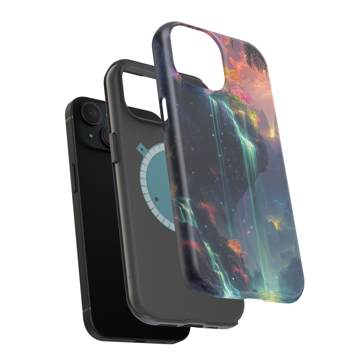 Glowing Island Dreamscape Magnetic Tough iPhone Case
