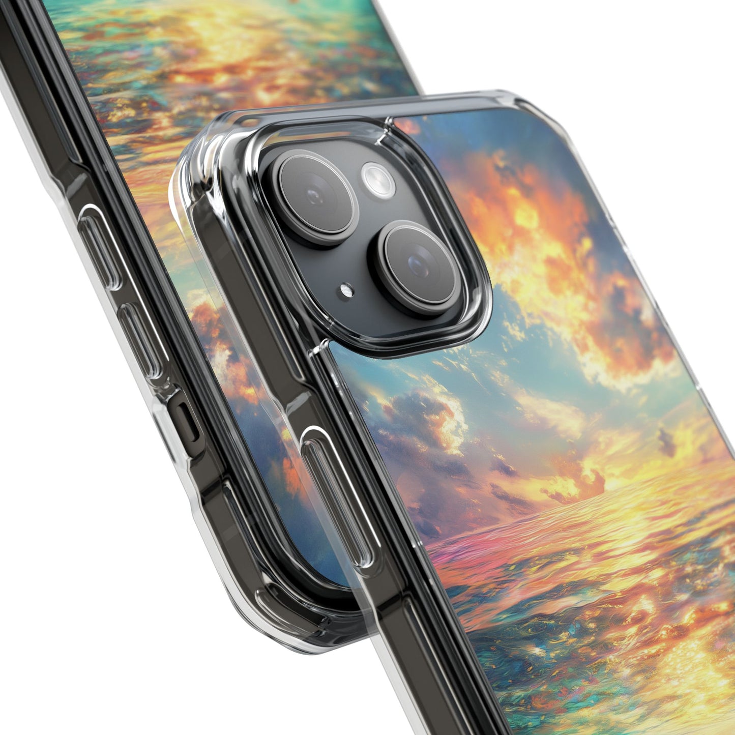 Shimmering Coral Reef Magnetic Clear Impact iPhone Case