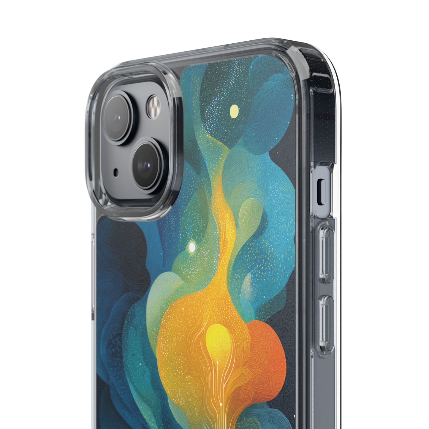 Electric City Forest Phone Case – Glowing Urban Jungle with Vibrant Nature Fusion