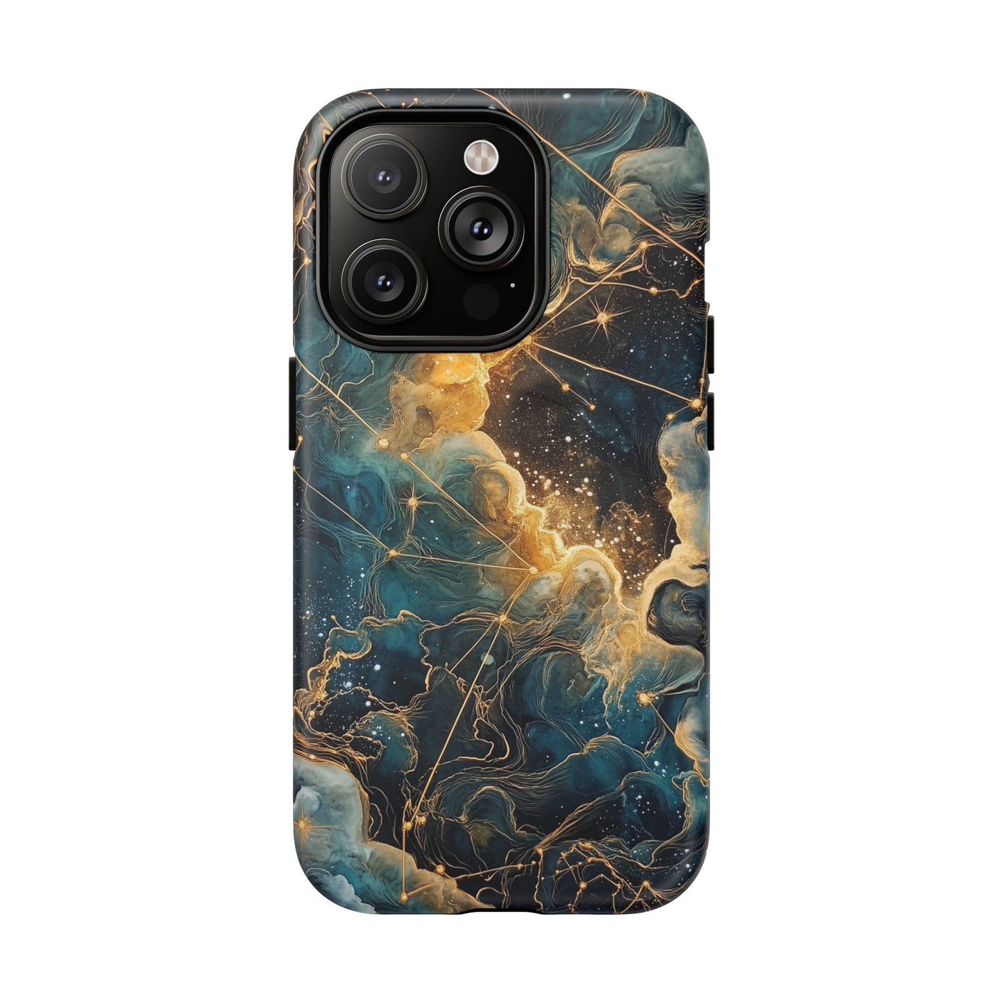 Cosmic Tough Magnetic iPhone Case - Nebula Design, Durable Protection