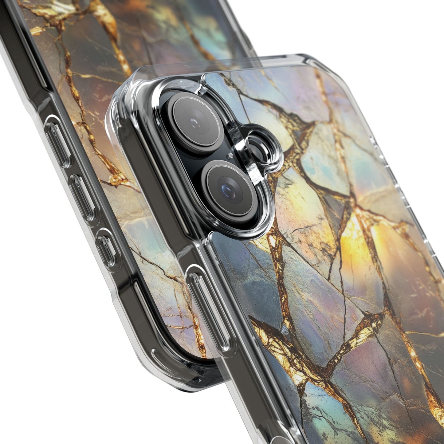 Iridescent Gold Vein Magnetic iPhone Case