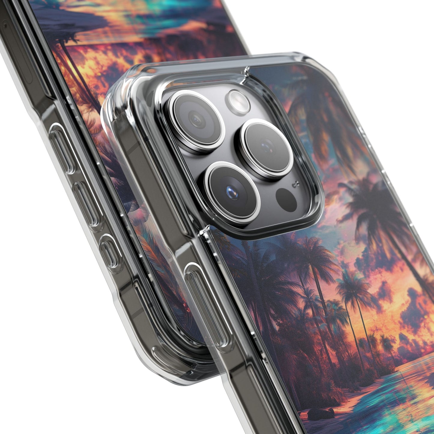 Miami Radiance Magnetic Clear iPhone Case