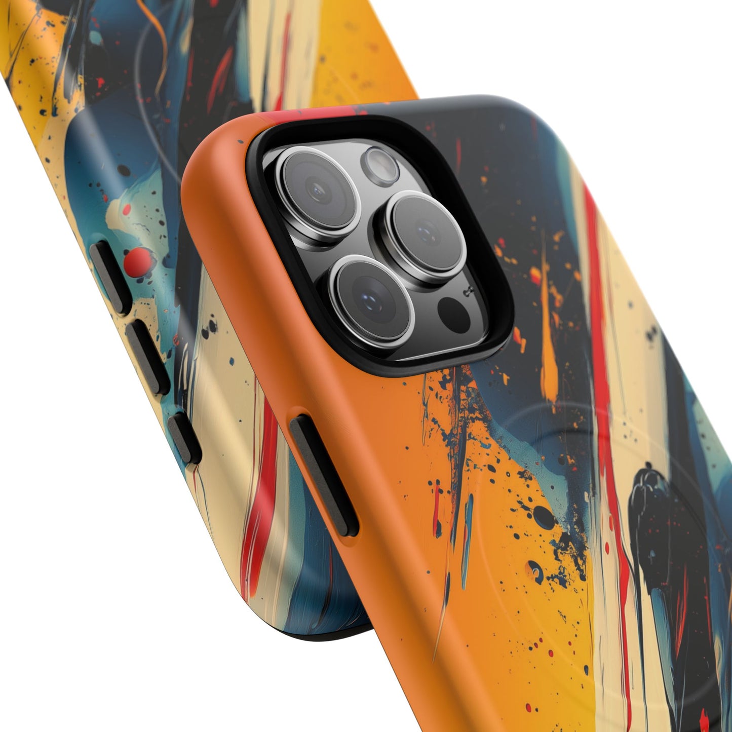 Vibrant Tough Magnetic Case - Bold Abstract Art for iPhone