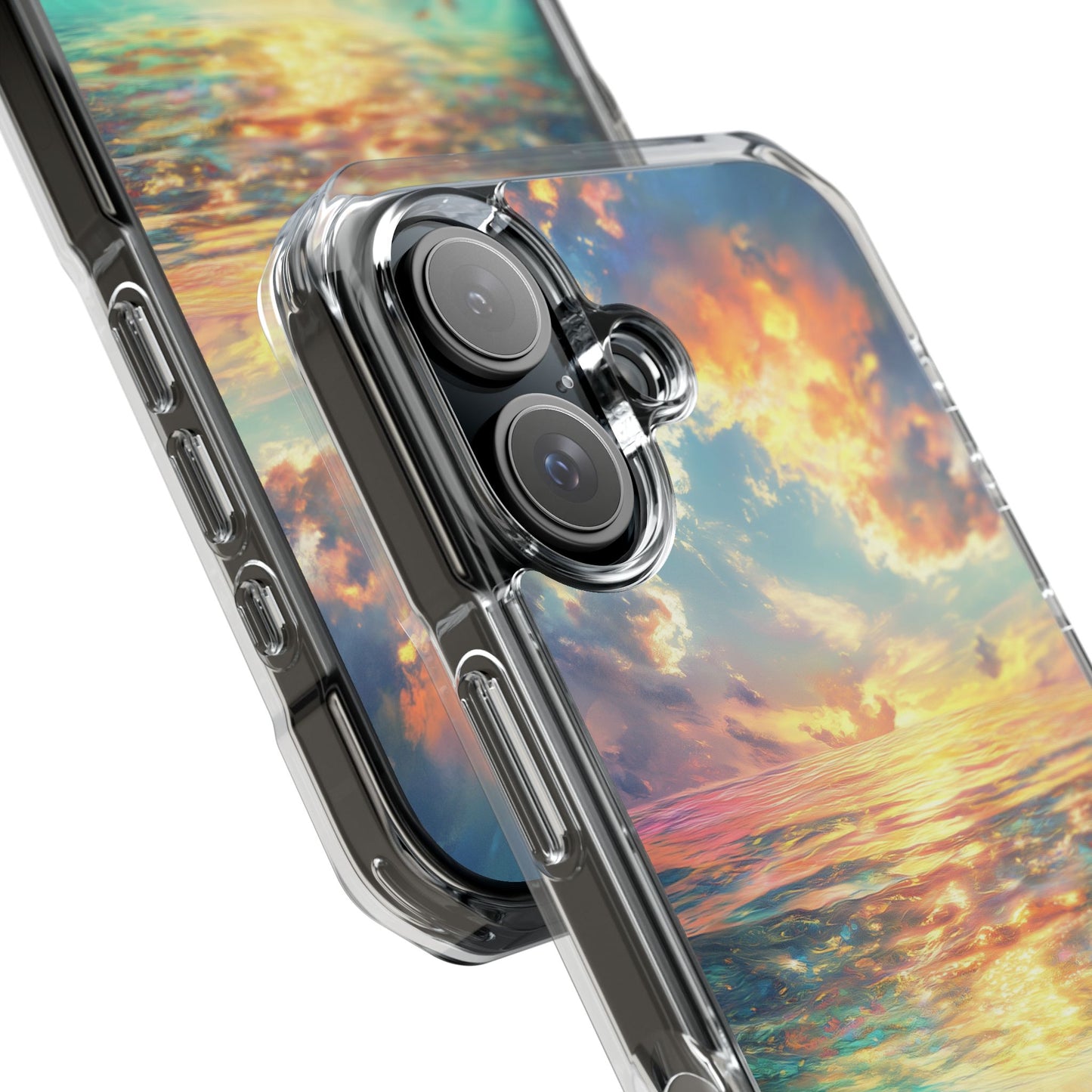 Shimmering Coral Reef Magnetic Clear Impact iPhone Case