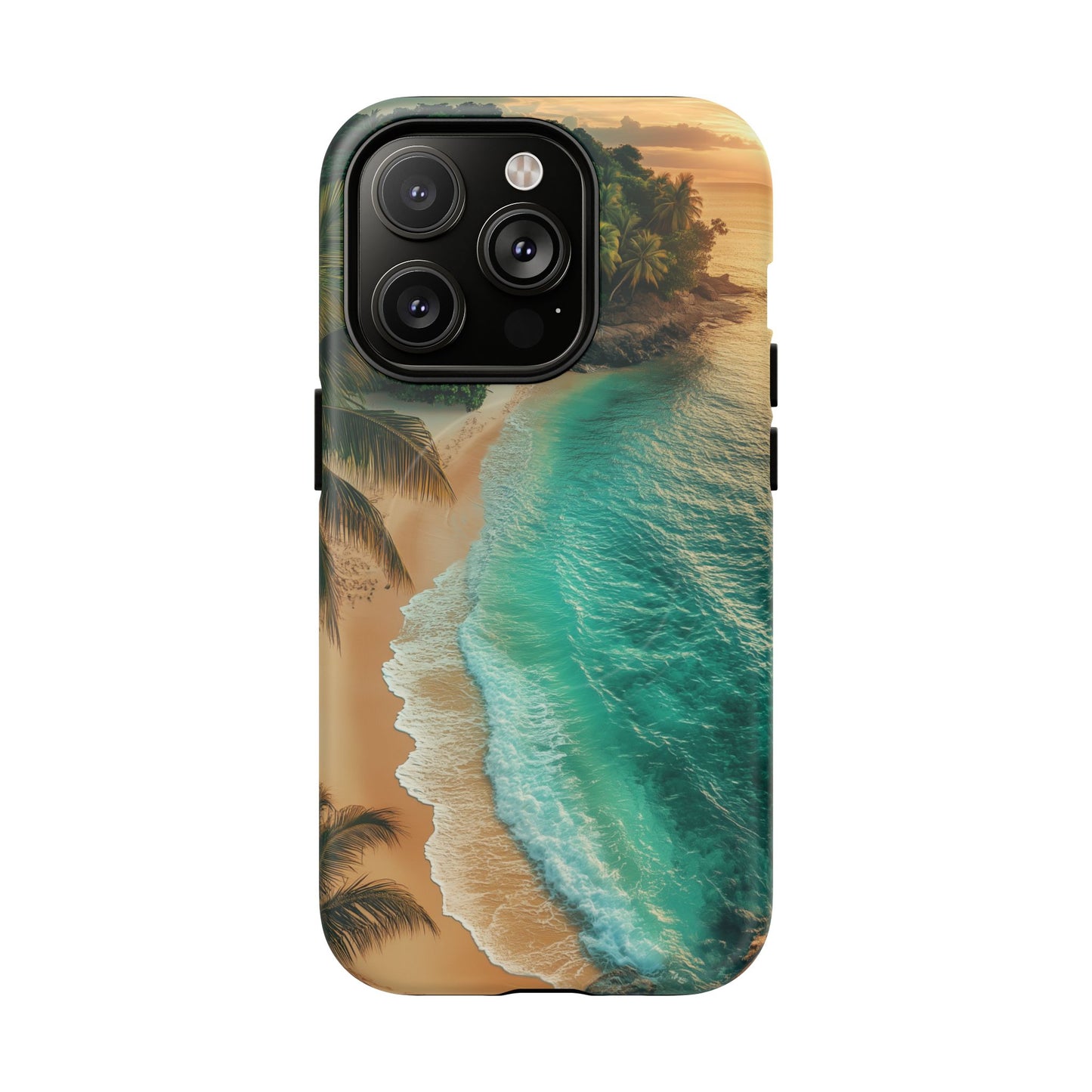 Tropical Beach Tough Magnetic Phone Case - Stylish Protection for Outdoor Lovers