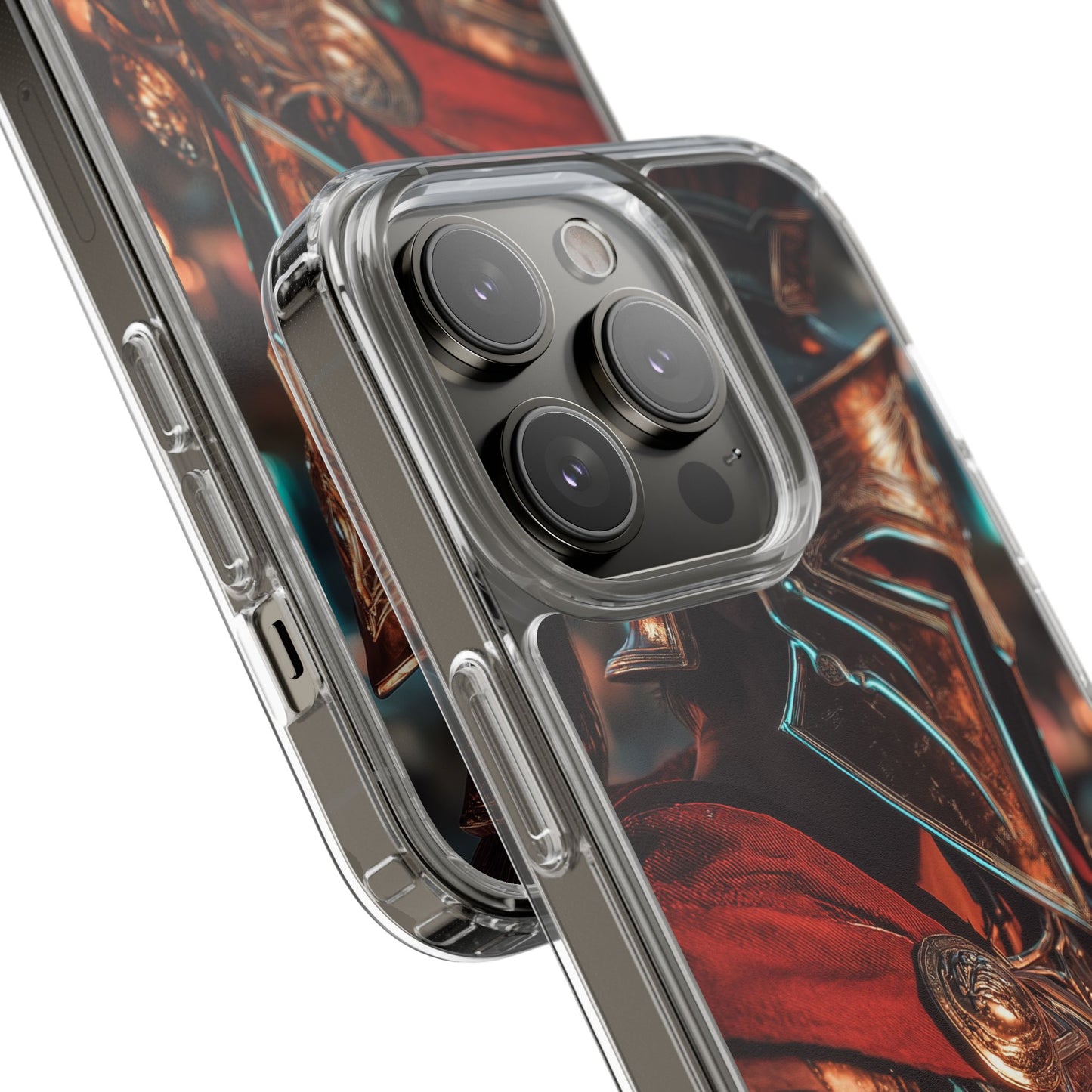 Forged Spartan Valor Phone Case – Premium Clear Protection with Bold Warrior Design