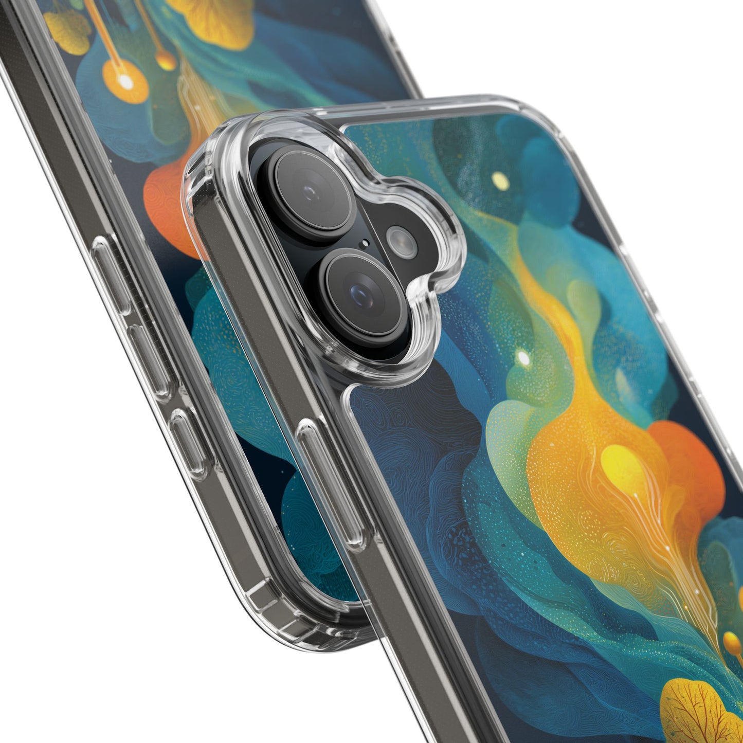 Electric City Forest Phone Case – Glowing Urban Jungle with Vibrant Nature Fusion