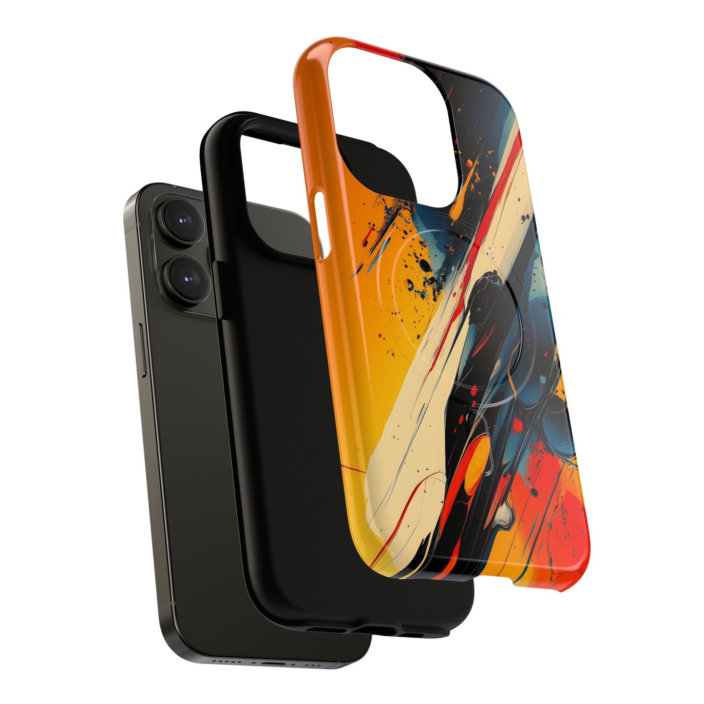 Vibrant Tough Magnetic Case - Bold Abstract Art for iPhone