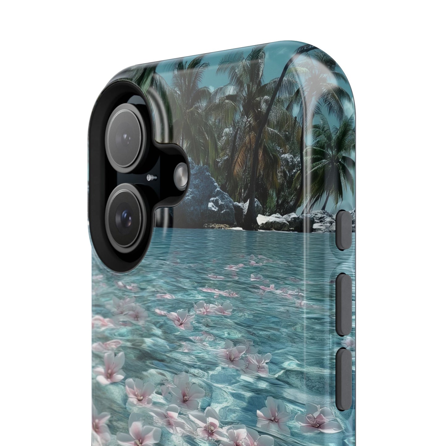 Tropical Floral Lagoon Tough iPhone Case