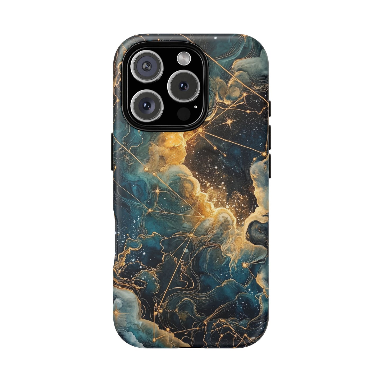 Cosmic Tough Magnetic iPhone Case - Nebula Design, Durable Protection