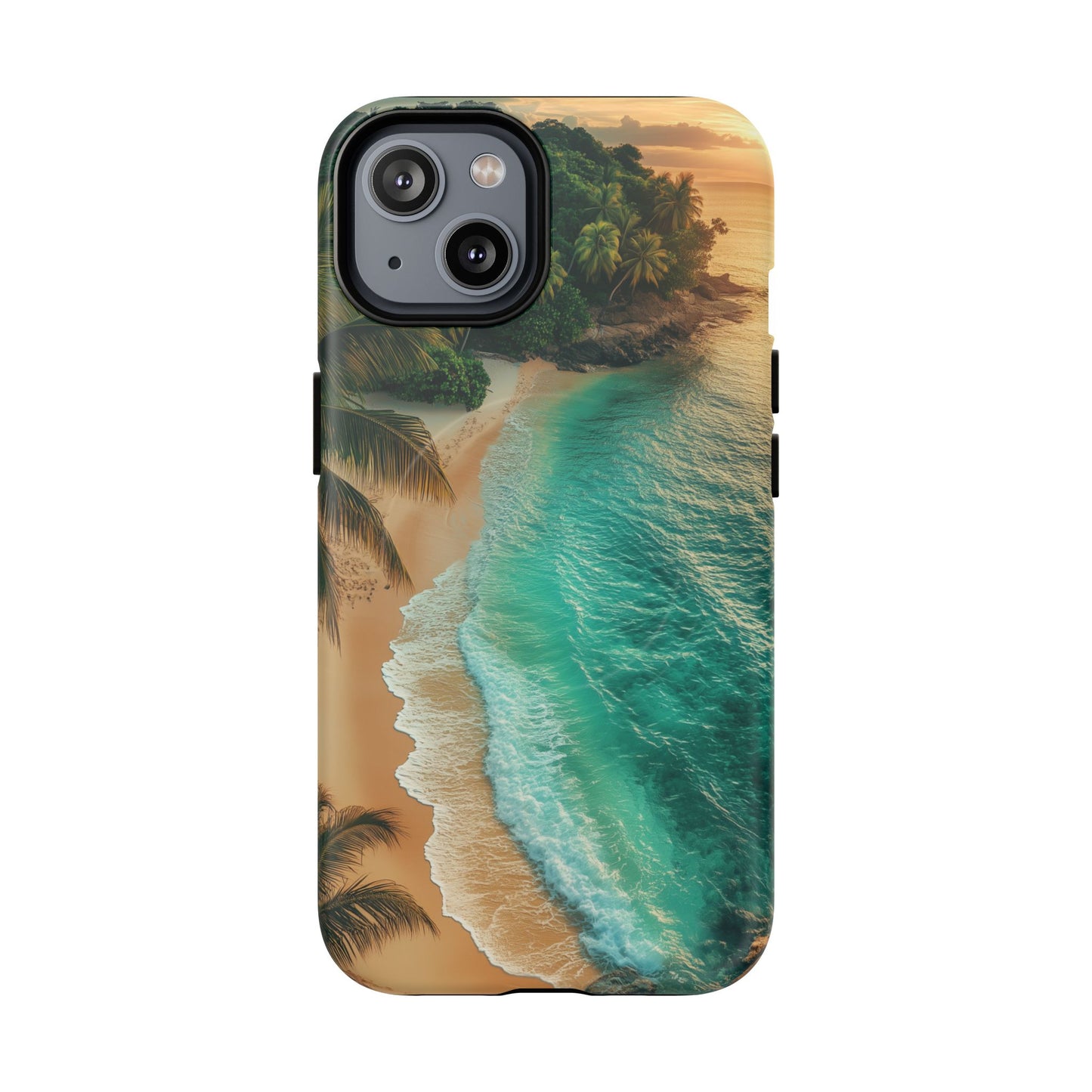 Tropical Beach Tough Magnetic Phone Case - Stylish Protection for Outdoor Lovers