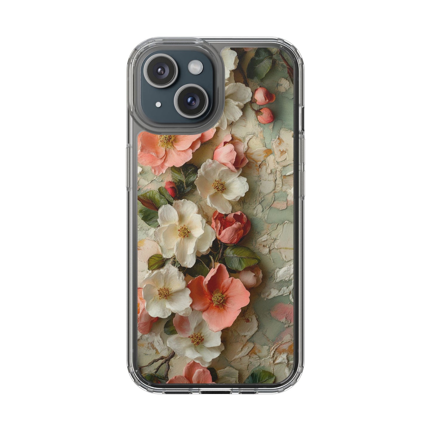 Floral Clear iPhone Case – Delicate Botanical Design